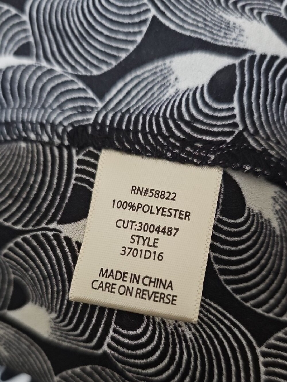 Size S Max Studio Black & White Printed Midi  Skirt - Picture 6 of 8